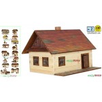 Casa traditionala din barne de lemn de pin (100 piese)